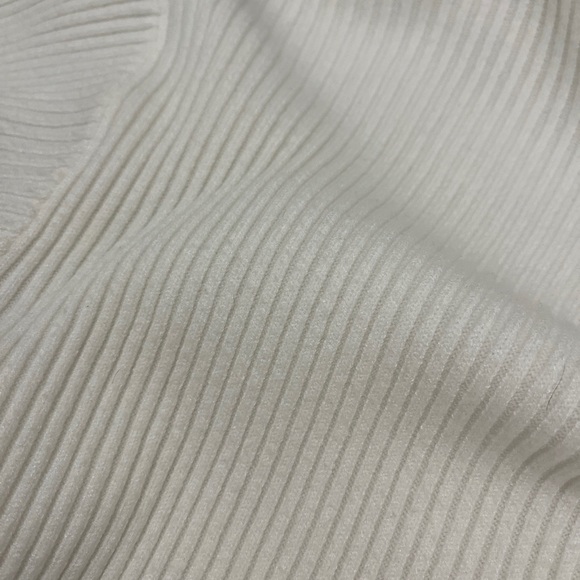 Lot Two Abercrombie Ribbed Pullover Sweaters Size Medium Black Cream Off White - Picture 7 of 11